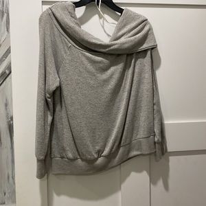Off shoulder sweater
